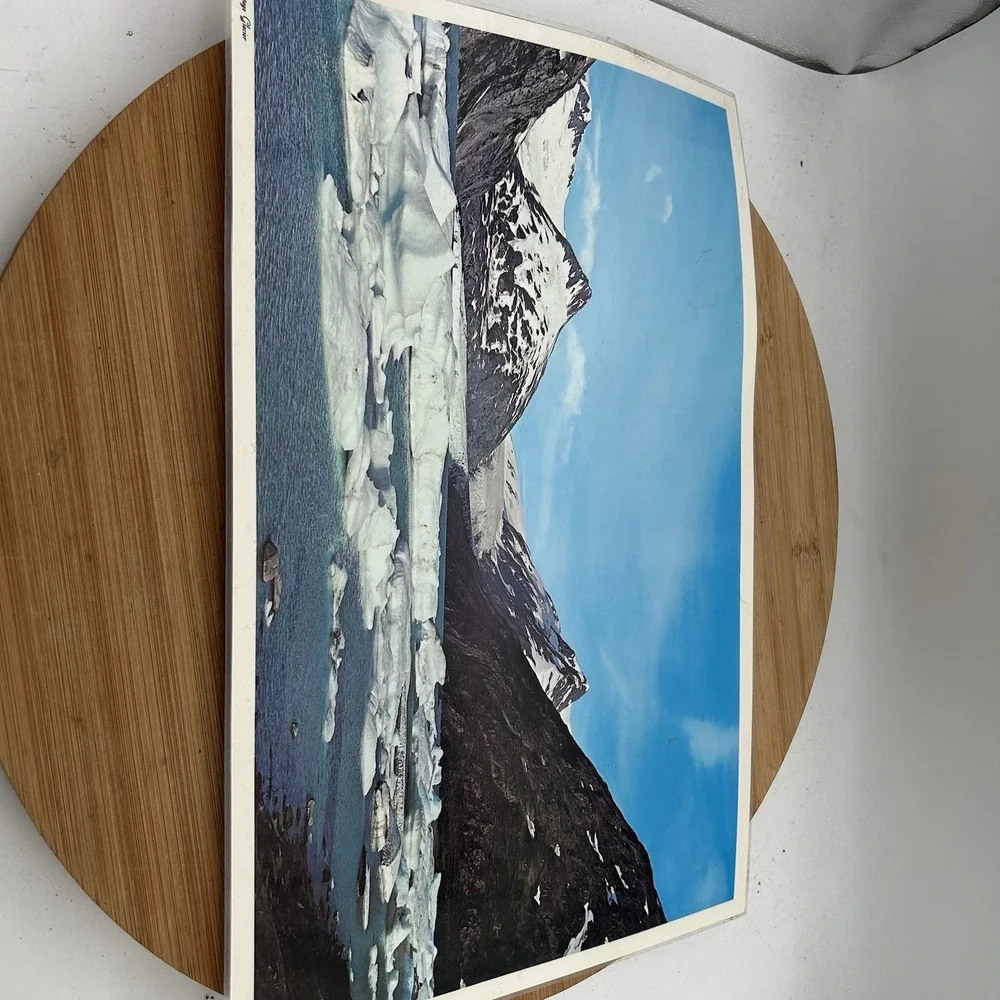 Vintage Alaskan Aerial‎ Placemats Photographer Jim Diane Set Of 2 - 17x12